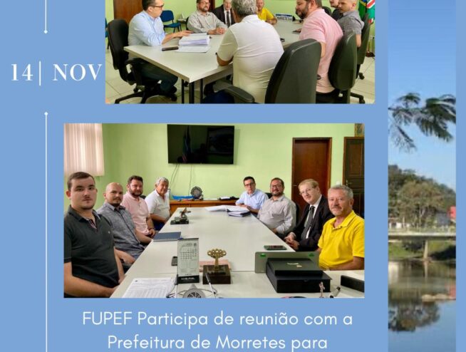 Reunião Técnica da Equipe da FUPEF na Prefeitura de Morretes sobre a viabilidade da liberação das obras de Pavimentação em Pavimento Rígido da Estrada da América.